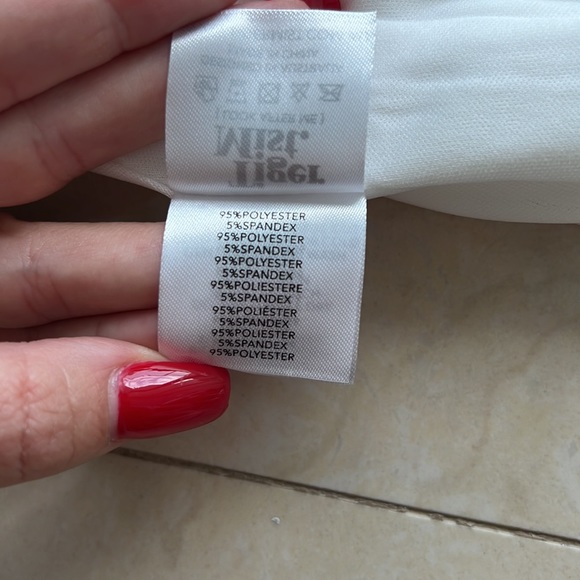 NWT Tiger Mist Carys White Garter Skirt with lace up detail - Picture 7 of 10